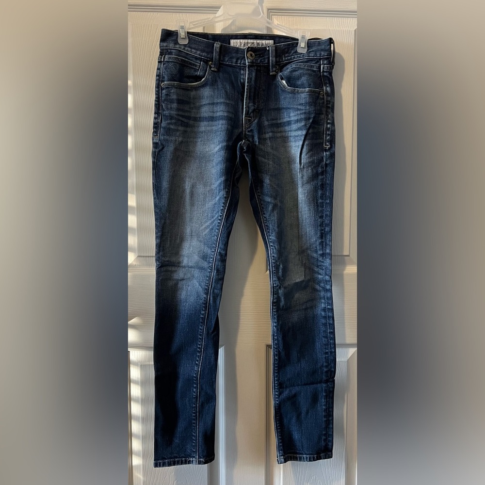Medium Wash Express Jeans Super Skinny Fit 28x32
